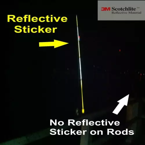 Reflektierendes Klebstoffband (3M ™Material) für Angeln 7mm x 3