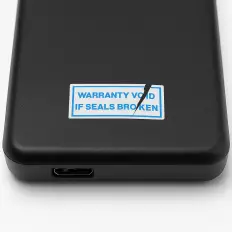 100 pezzi Etichette label adesive sigilli di garanzia 10x20mm 2