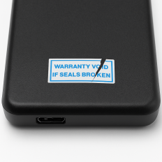 100 Etiquetas autocolantes com selo de garantia - 10x20mm 2