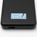 100 "Warranty void" Adhesive anti-tampering labels - 10x20mm