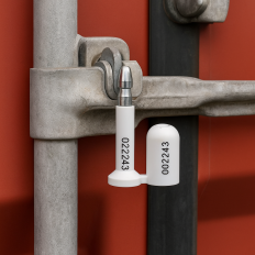 Sicherheitsnageldichtungen für ISO / PAS 17712 Container mit 2