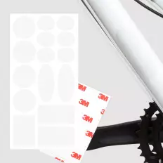 Kit protezione trasparente da sfregamento cavi telaio bici