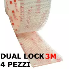 Velcro adesivo 3M™ trasparente rettangoli 25 mm x 5 cm Dual 2