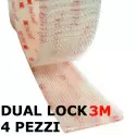 Autocolantes retangulares em velcro Dual Lock da marca 3M™