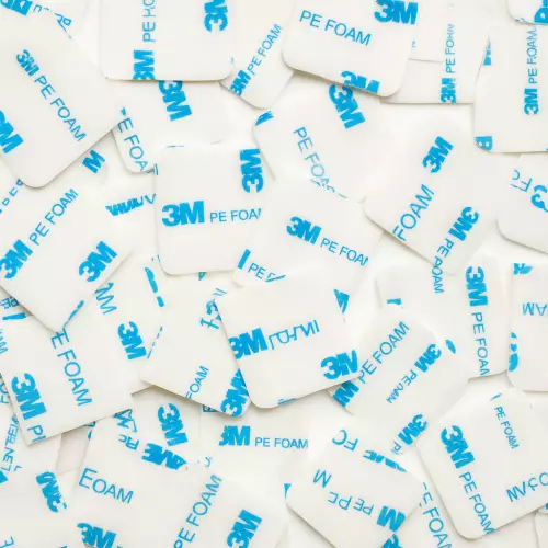 3M™ T1600 PE FOAM VHB Double Sided Acrylic Foam Mounting Square
