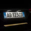 Adesivi per targa italiana kit da 4 pezzi rifrangenti ultra
