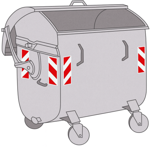 3M ™ reflective adhesive strips for waste and differentiated