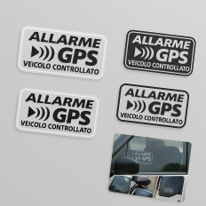 Aufkleber Satelliten-Alarm GPS Auto-Alarmanlage