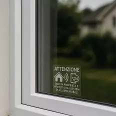 4 GPS Home Alarm Security Caution Warning Decal Stickers Best