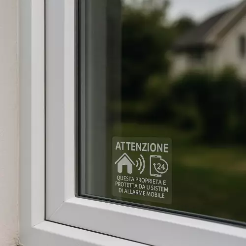 4 GPS Home Alarm Security Caution Warning Decal Stickers Best