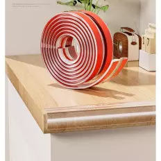 Paraspigoli Trasparente in PVC — Striscia da 1 Metro per