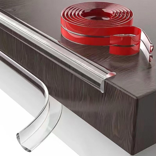 Clear PVC Corner Guard — 1 Meter Strip for Corner and Edge