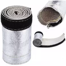 Manicotto termico alluminato 70 mm × 1 m — Guaina protettiva