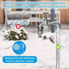 Nastro isolante per tubi autosigillante in alluminio — 50 mm × 2