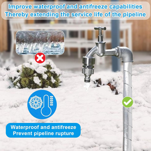 Self-sealing aluminum pipe insulation tape — 50 mm × 10 m