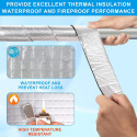 Self-sealing aluminum pipe insulation tape — 50 mm × 10 m
