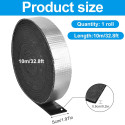 Selbstdichtendes Aluminium-Rohr-Isolierband – 50 mm × 10 m