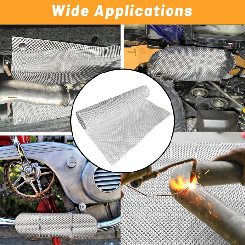 Nastro isolante per tubi autosigillante in alluminio — 50 mm ×