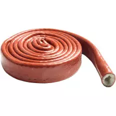 Gaine thermique en silicone (fibre de verre) — 1 m — ID 10 mm