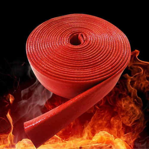 Silicone (Fiberglass) Thermal Sleeving — 1m — ID 10mm or 20mm