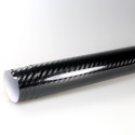 5D High Gloss Black Carbon Fiber Car Wrap decorative film Best