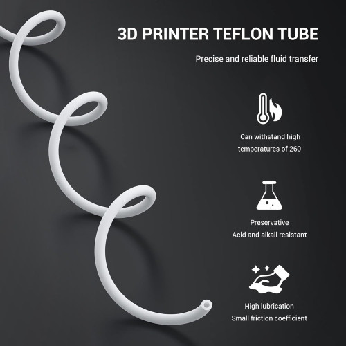 Tubo de PTFE (Teflon®) para impressoras 3D – Bowden de baixo