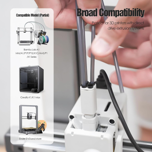 Tubo de PTFE (Teflon®) para impressoras 3D – Bowden de baixo