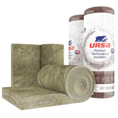 URSA TERRA 76R – rollo de lana mineral para paredes y falsos