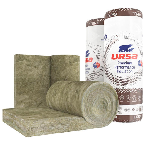 URSA TERRA 76R – mineral wool roll for walls and false ceilings