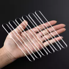 Shockproof adhesive silicone stripe for mirrors and car handles