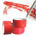Klebendes manipulationssicheres Packband, rot, 50 Meter Bester