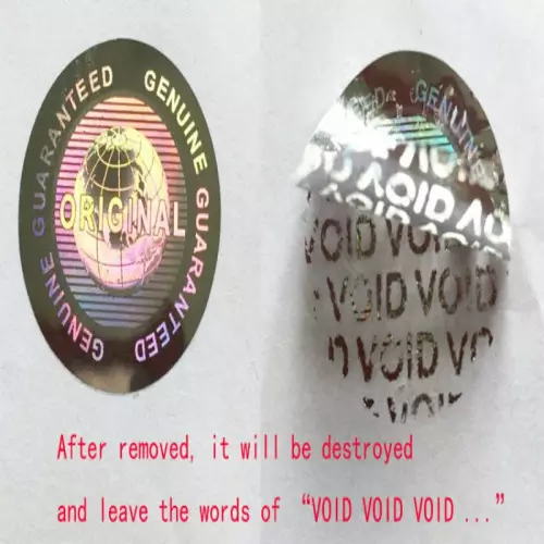 Holographic Adhesive anti-tampering labels - 100 pieces Best