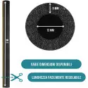 Manga isolante em espuma PE preta para tubos Ø13/Ø32 mm, 1,7 m