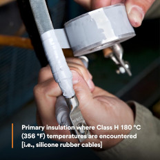 Self-amalgamating silicone tape 25mm x 150cm white –... 2