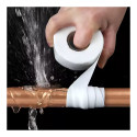 Ruban silicone auto-amalgamant 25 mm x 150 cm blanc – étanche et isolant