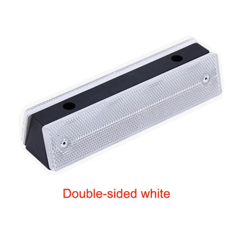 Wall White Reflector in black plastic - 1180x50x40mm
