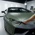 Envoltura de automóvil militar verde adhesivo que raspa la película anti-rayones sin burbujas