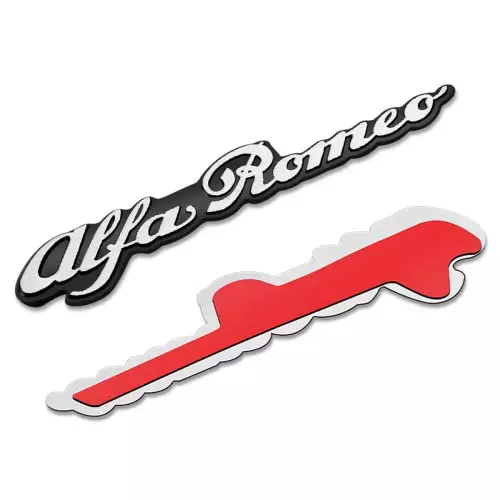 Insigne décoratif en métal 3D pour Alfa Romeo –...