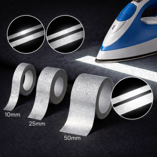 Heat-sealable reflective tape (with iron)...