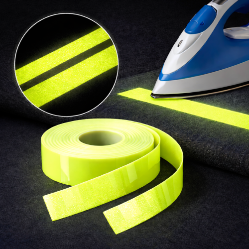 Ruban jaune fluorescent soudable à chaud (avec...