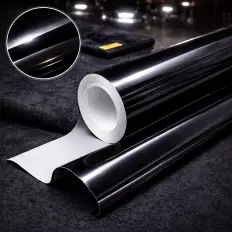 Pellicola adesiva nero lucido per car wrapping e tuning...