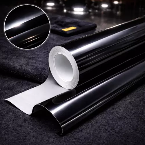 Pellicola adesiva nero lucido per car wrapping...