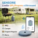 Sensor de Nivel GPL/Propano por Ultrasonidos Bluetooth | Sin Taladrar