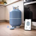 Ultrasonic GPL/Propane Cylinder Level Sensor Bluetooth | No Drilling, App Alerts