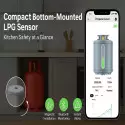 Ultrasonic GPL/Propane Cylinder Level Sensor Bluetooth | No Drilling, App Alerts