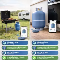 Capteur de Niveau GPL/Propane à Ultrasons Bluetooth |...