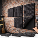 Insonorización Esponja Panel NO ADHESIVE  Pirámide tachonada 50x100