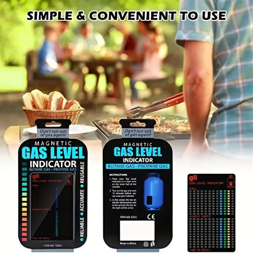Magnetischer Gasstandanzeiger für Campinggrill