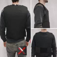 Verdeckbare Stich- und Schnittschutzweste – Für Arbeit und 2
