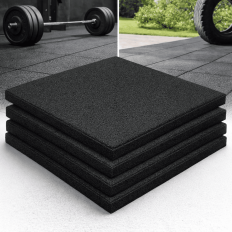 Piastrelle ad incastro Antitrauma in gomma sintetica 40 x 40 cm 2